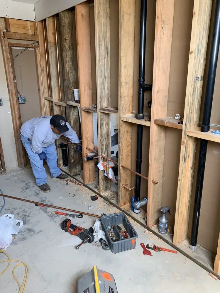 Commercial rough-in plumbing for Water Heater Replacement in Marker Estates